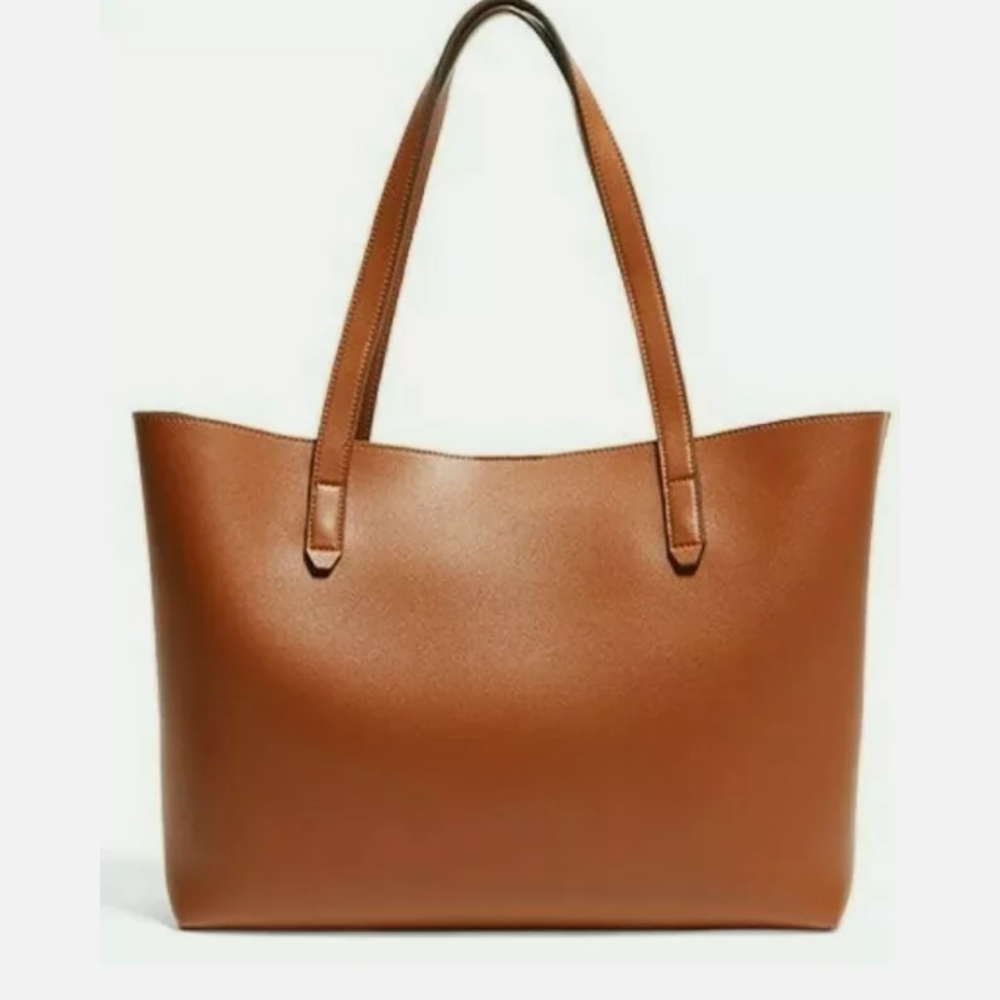 Tracee Ellis Ross large tote bag caramel tan